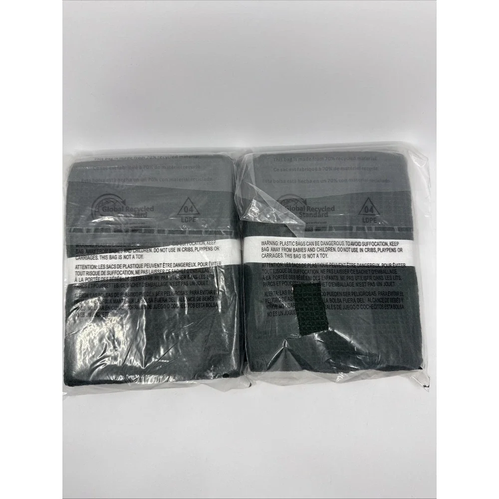 Pottery Barn Pine King European Linen Cotton Waffle Weave Set Of 2 Shams New